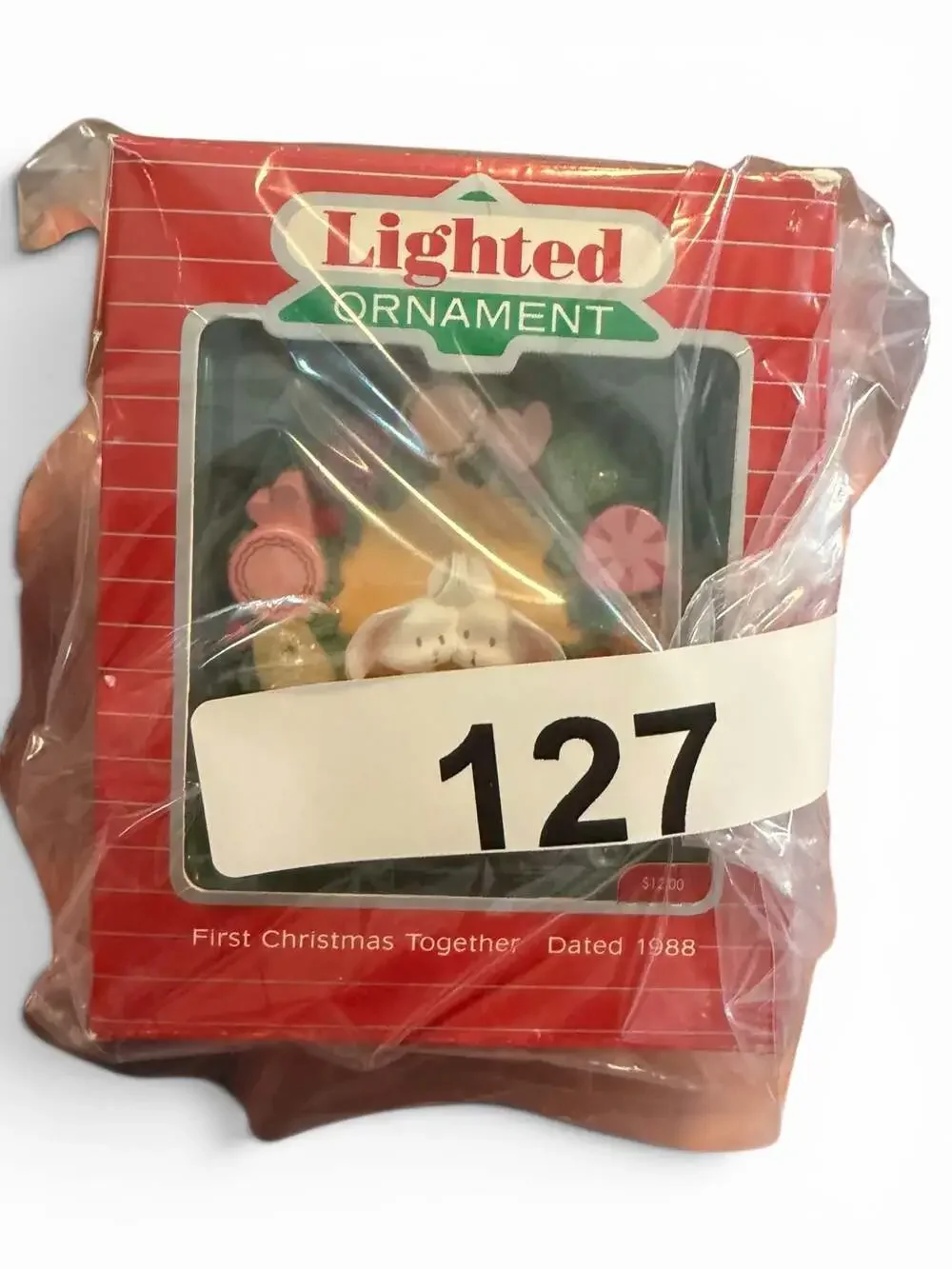 Hallmark Keepsake Magic Lighted Ornament First Christmas Together 1988